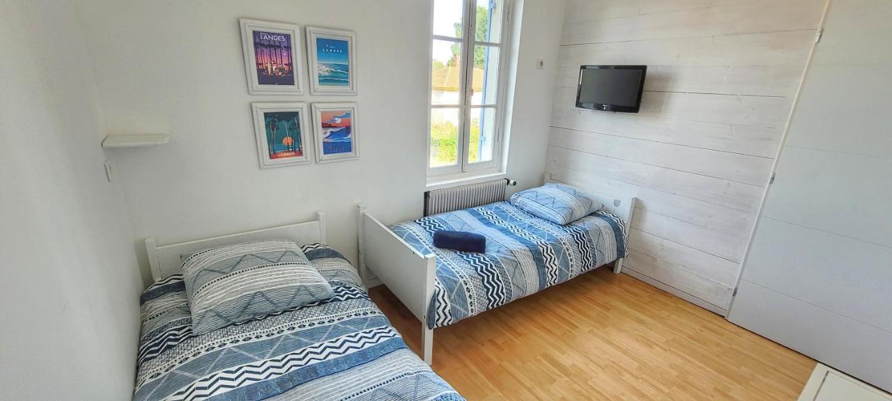 Charmante Maison Dans Les Landes X 10 Avec Piscine Et Salle D Escalade Lue Extérieur photo