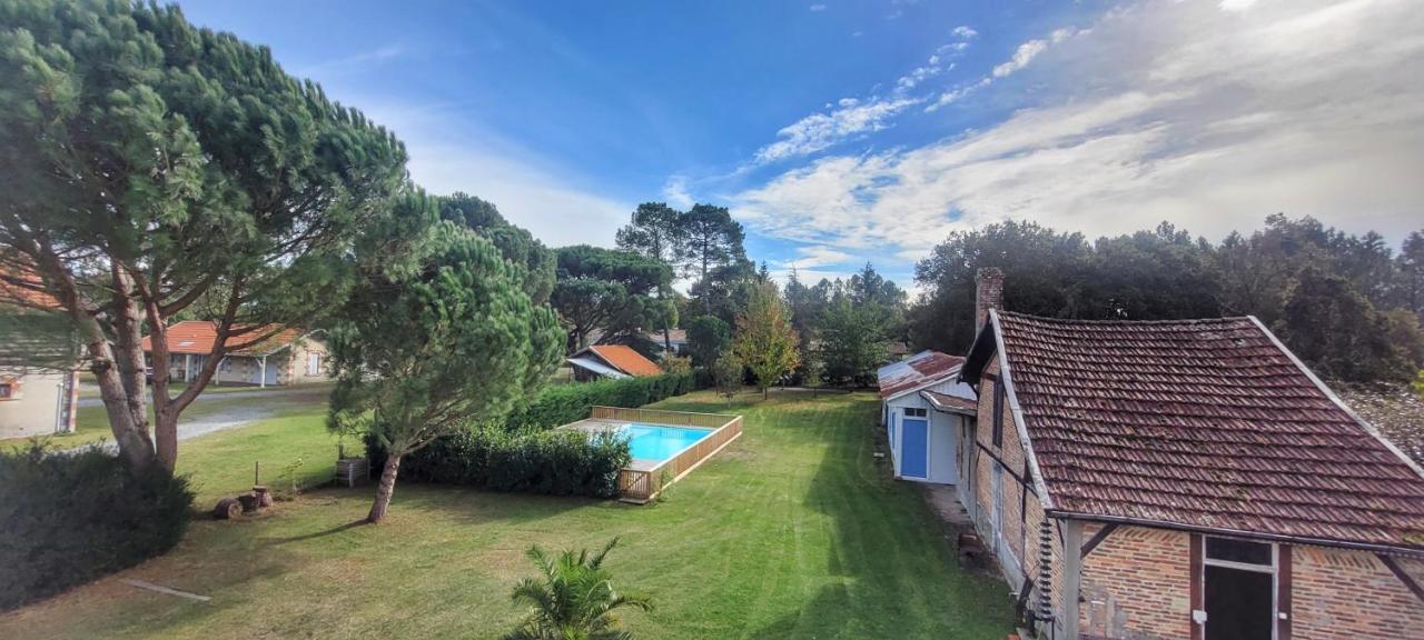 Charmante Maison Dans Les Landes X 10 Avec Piscine Et Salle D Escalade Lue Extérieur photo