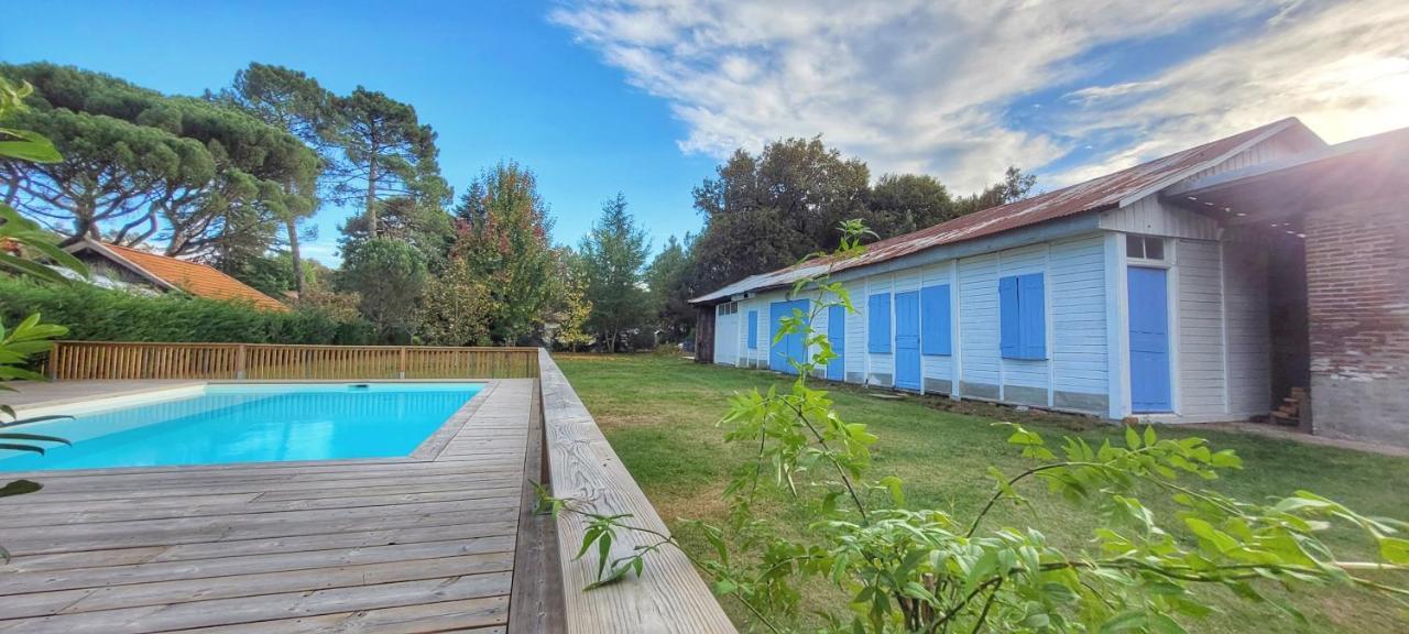 Charmante Maison Dans Les Landes X 10 Avec Piscine Et Salle D Escalade Lue Extérieur photo