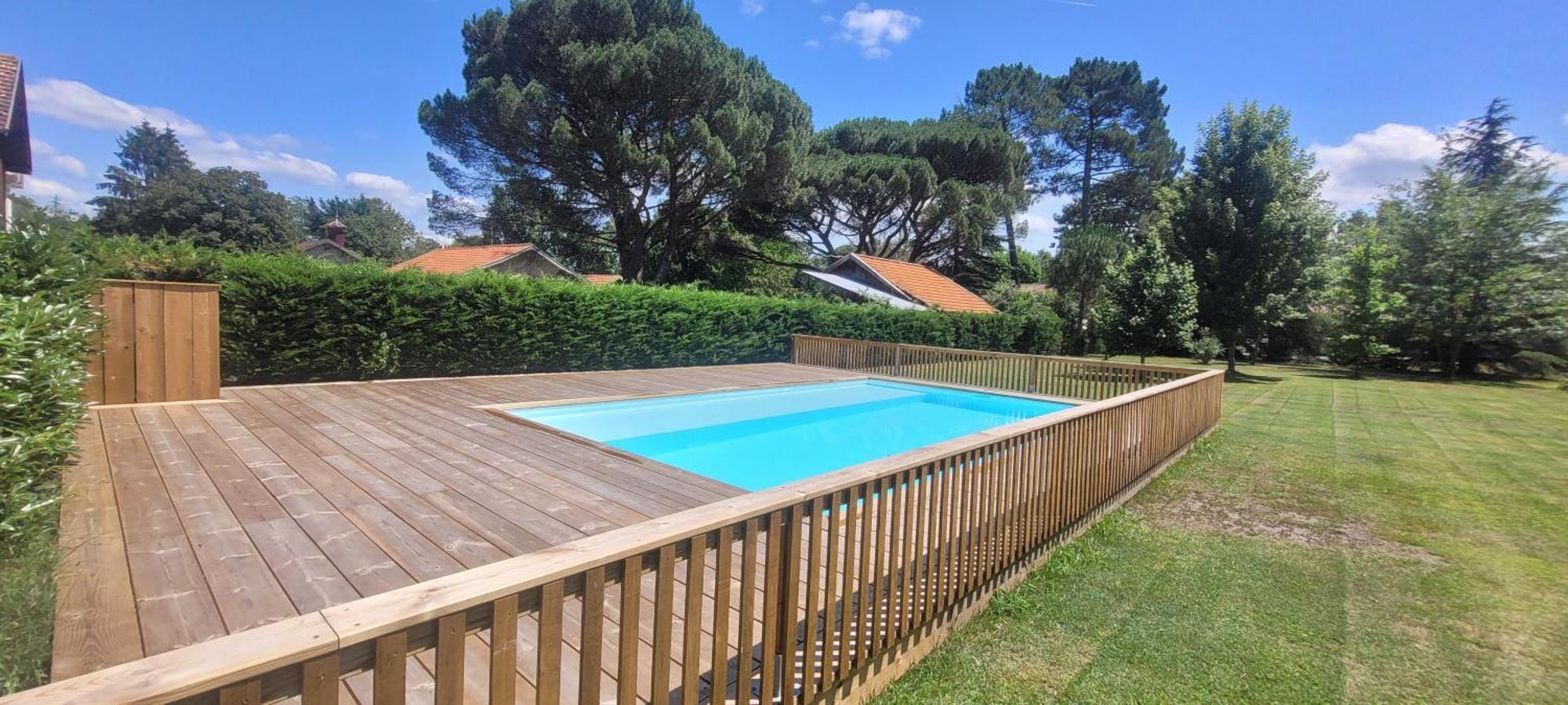 Charmante Maison Dans Les Landes X 10 Avec Piscine Et Salle D Escalade Lue Extérieur photo