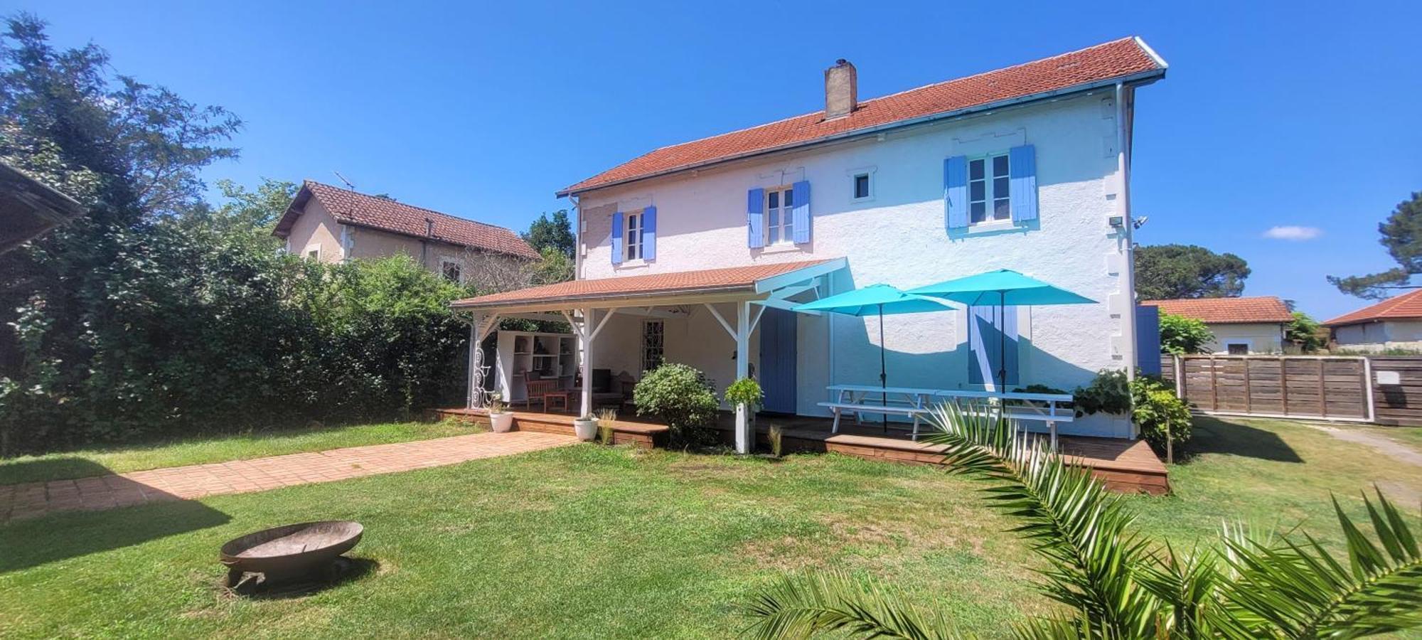 Charmante Maison Dans Les Landes X 10 Avec Piscine Et Salle D Escalade Lue Extérieur photo