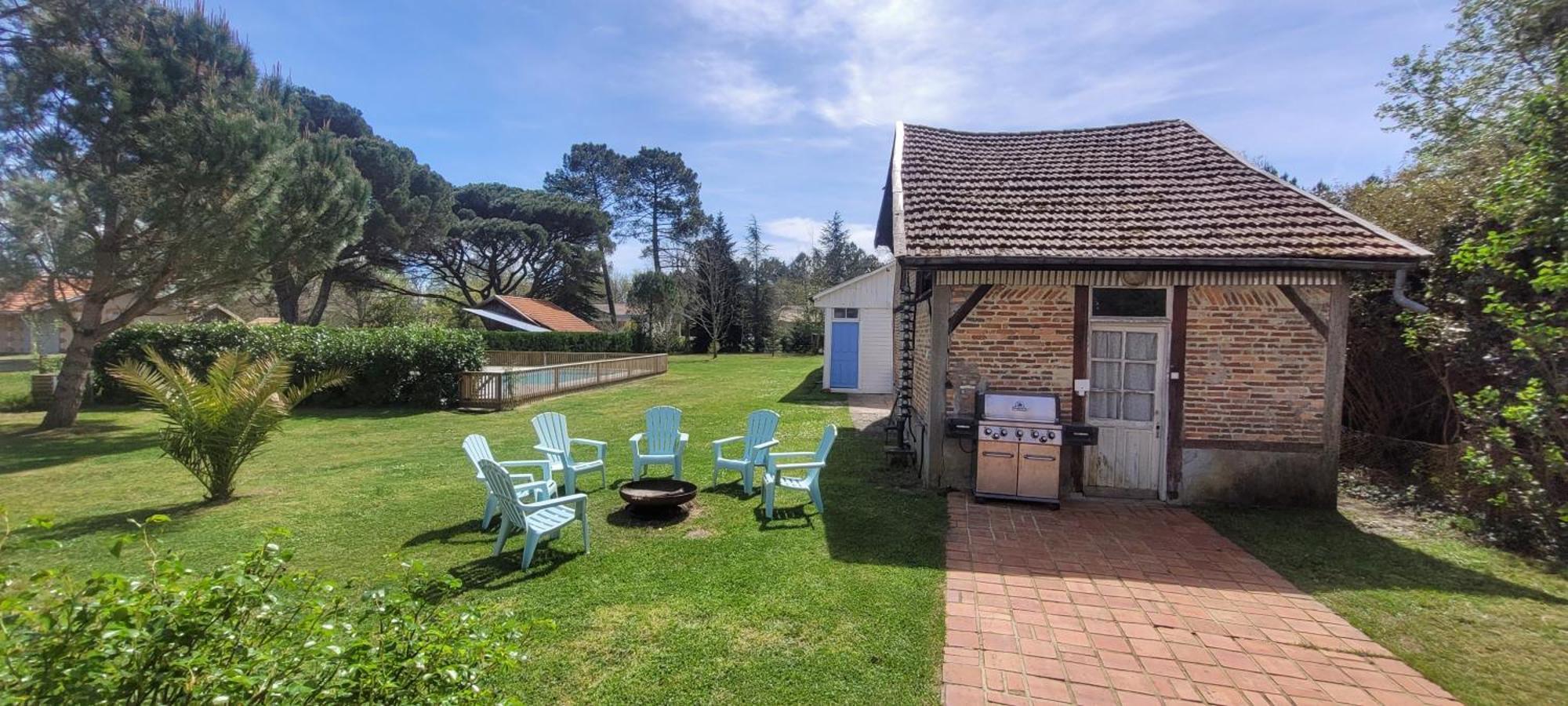 Charmante Maison Dans Les Landes X 10 Avec Piscine Et Salle D Escalade Lue Extérieur photo